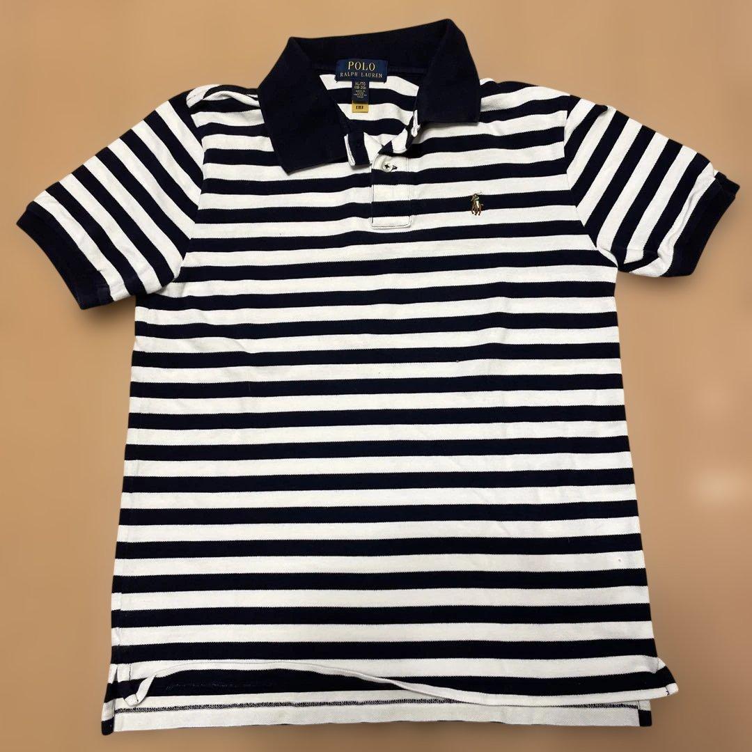 Polo Ralph Lauren ストライプポロシャツ XL - メルカリ