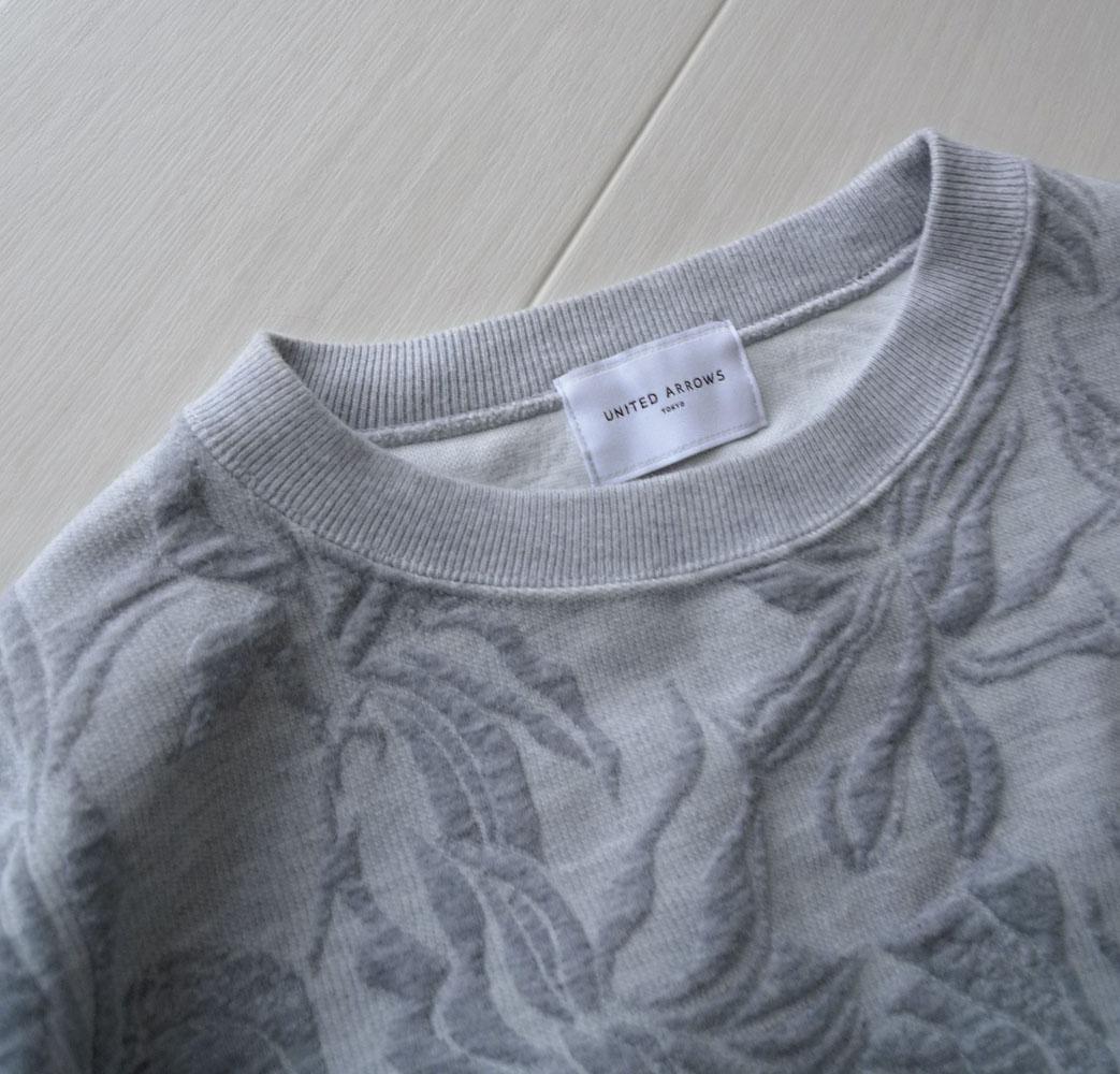 美品 ユナイテッドアローズ TOKYO 1,8万 フラワー柄 スウェット 579