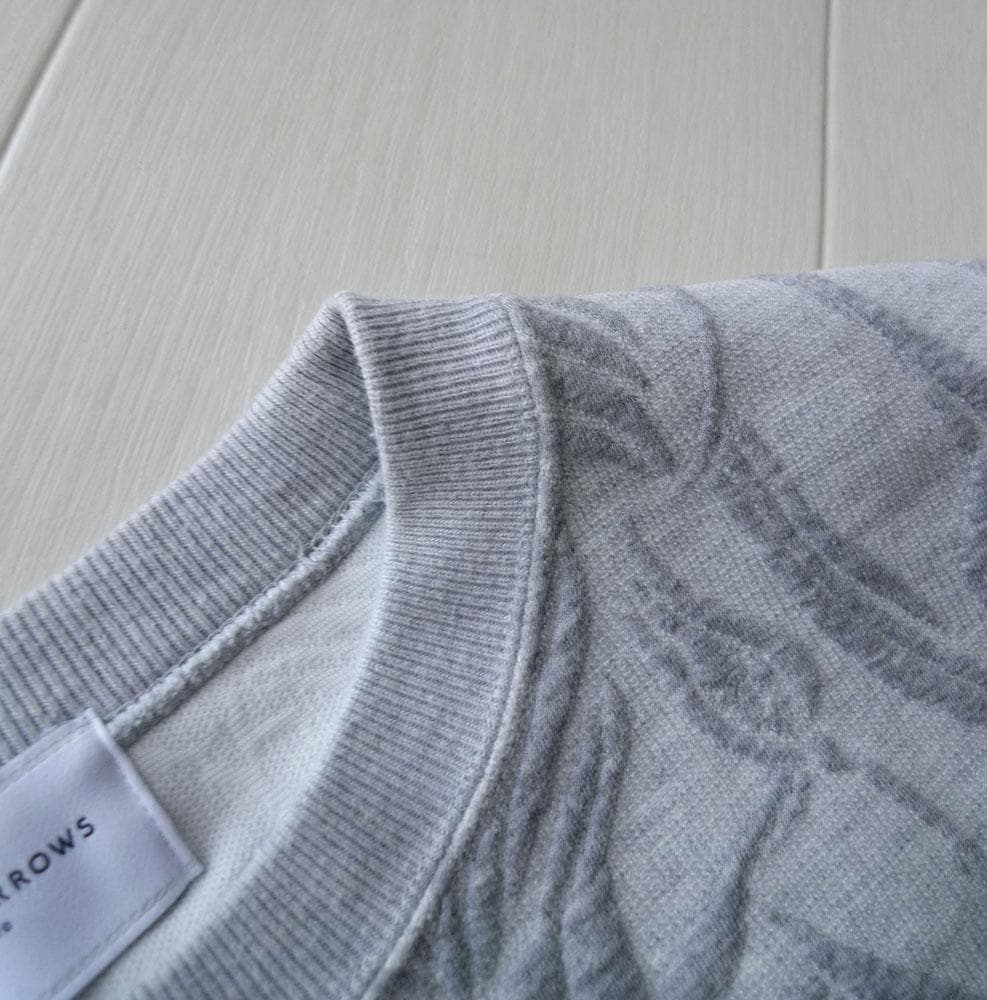 美品 ユナイテッドアローズ TOKYO 1,8万 フラワー柄 スウェット 579