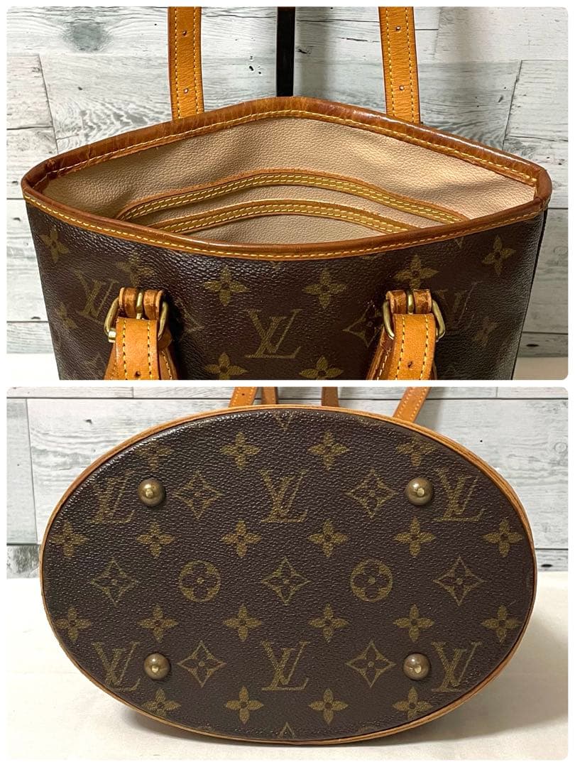 施雅英【状態考慮】LOUIS VUITTON プチバケットPM リペア済