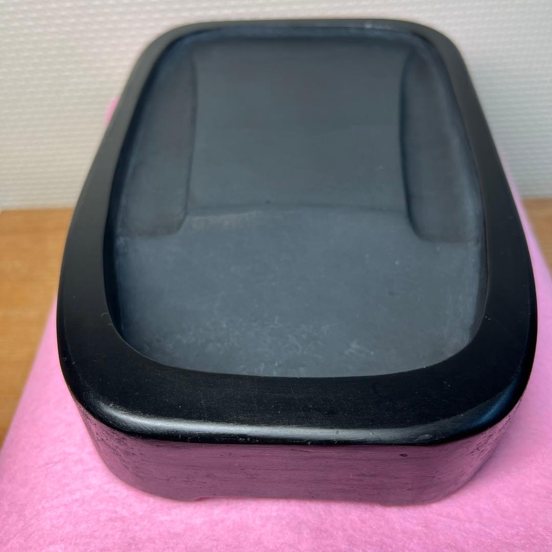 ⭕️雄勝硯 伝統工芸士 特殊彫 希少 四つ足 石紋綺麗 匠 高橋仁夫 岳成