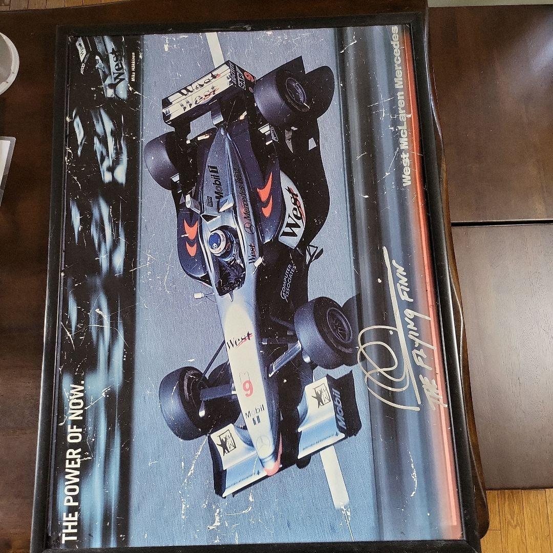 ミカ ハッキネン 直筆サイン West McLaren F1 アートプリント - メルカリ