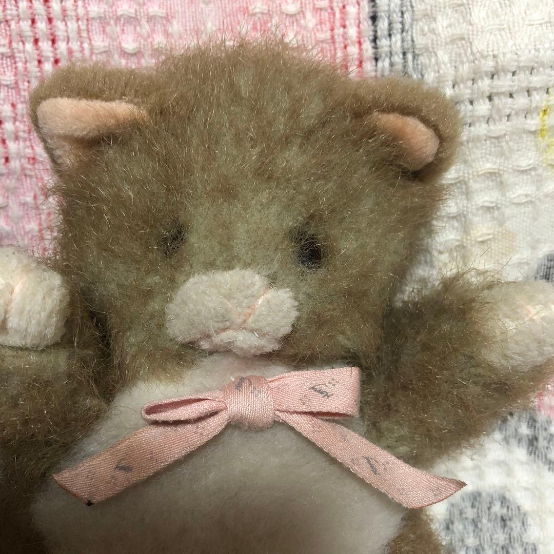 昭和レトロ オオハラ モニー mony 猫 ぬいぐるみ 2コセット 中古 日本
