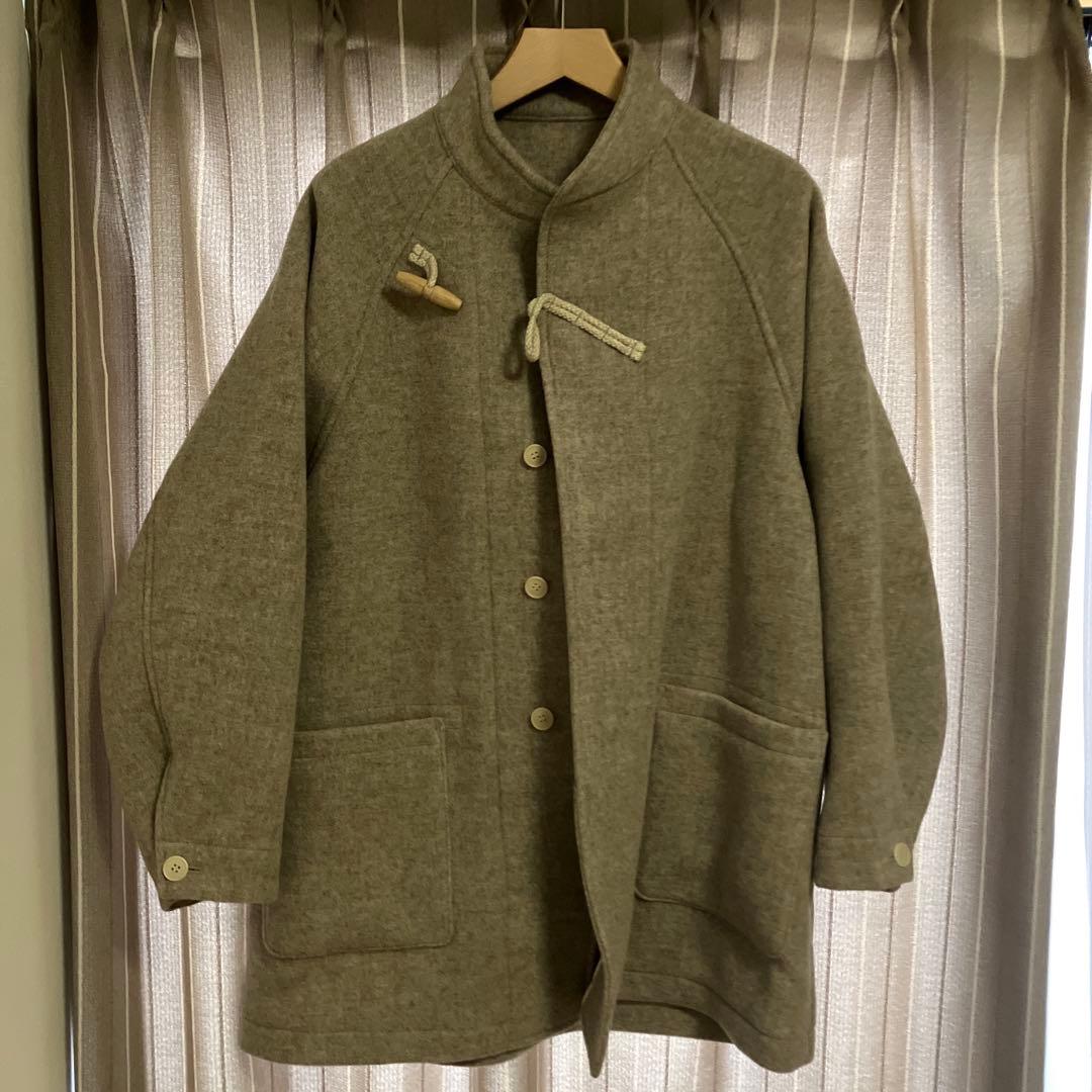 【試着程度】【屋外未使用】CONFECT ウールパイルダッフルコート サイズ3 尾州ウールで仕立てた、CONFECT らしい古典的ミリタリーアウター2 型を