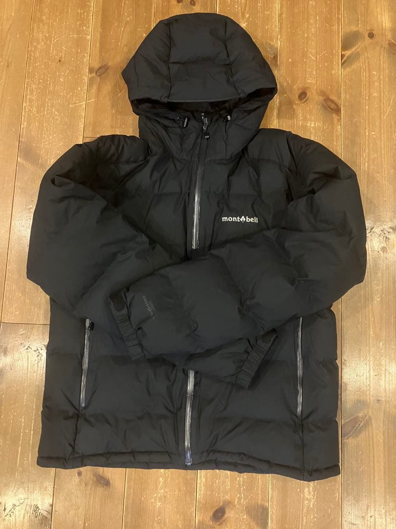 モンベルmont-bell パーマフロスト ライトダウンパーカ XLブラック