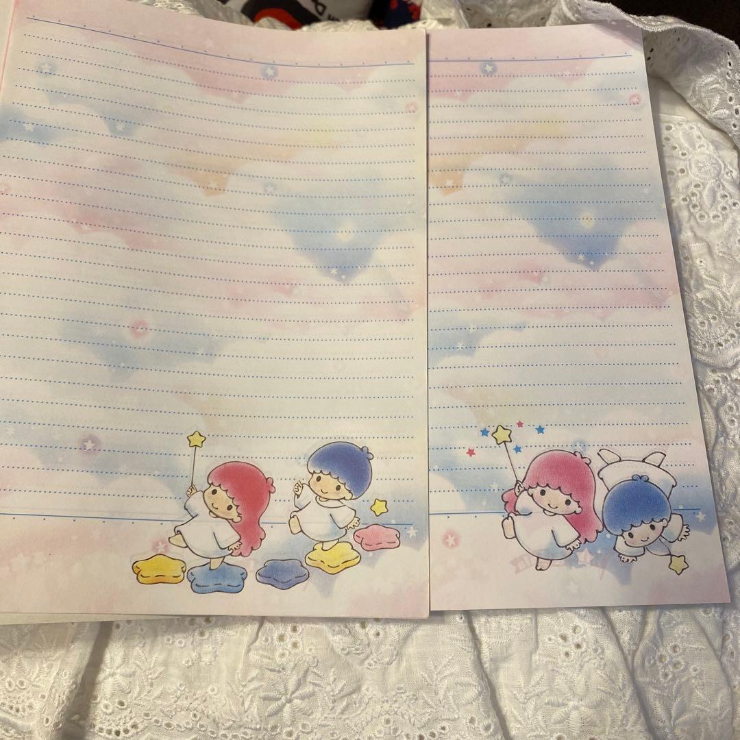 サンリオ 昭和レトロ リトルツインスターズ キキララ ノート - メルカリ