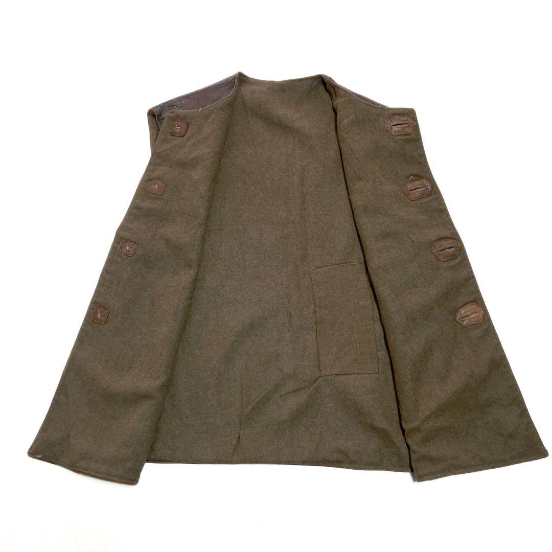 40s イギリス軍 レザー ジャーキンベスト フランス軍 ドイツ軍 ユーロ