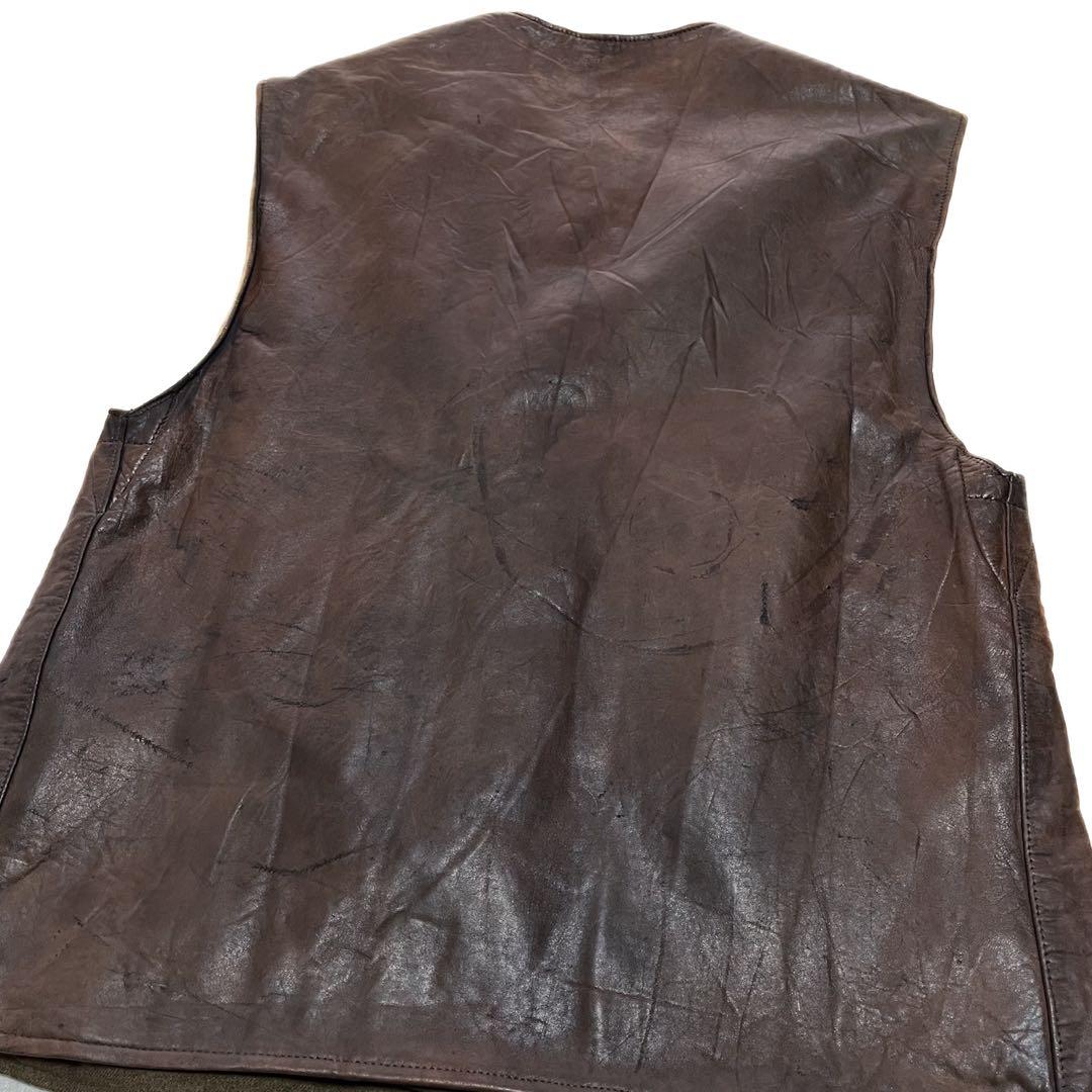 40s イギリス軍 レザー ジャーキンベスト フランス軍 ドイツ軍 ユーロ