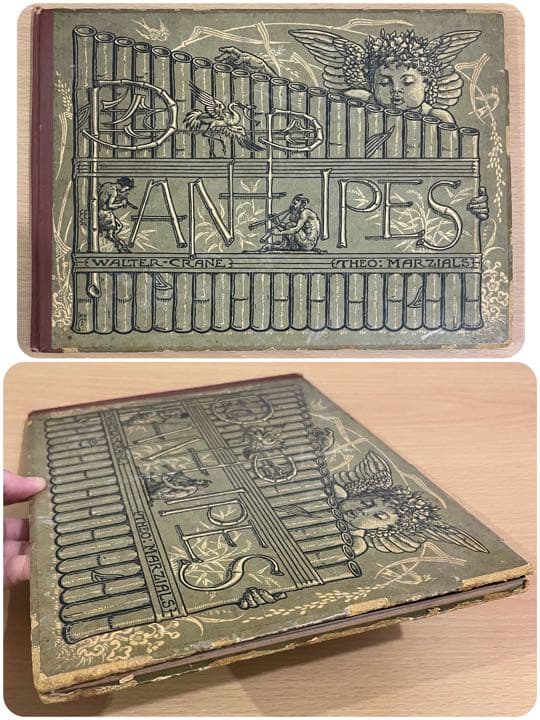 No.44超希少 アンティーク 古書 洋書 大型楽譜絵本 ウォルター・クレイン NO.440 レア 超希少 古書 アンティーク 洋書 ドイツ 絵本