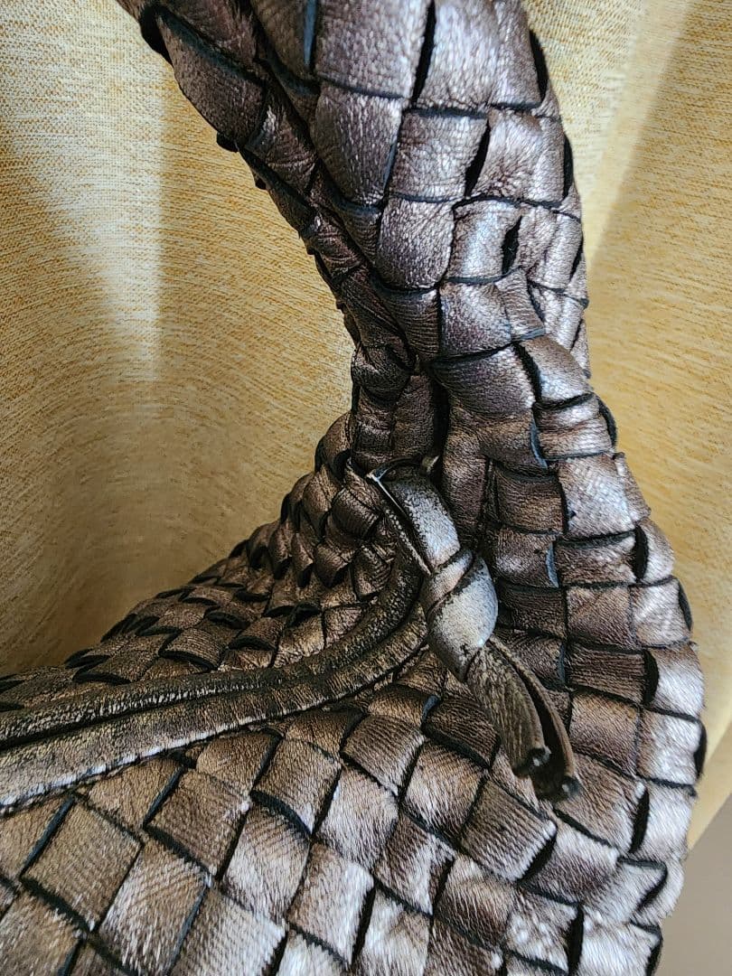 綺麗 ボッテガヴェネタ 編み込み ワンショルダー ハンドバッグ