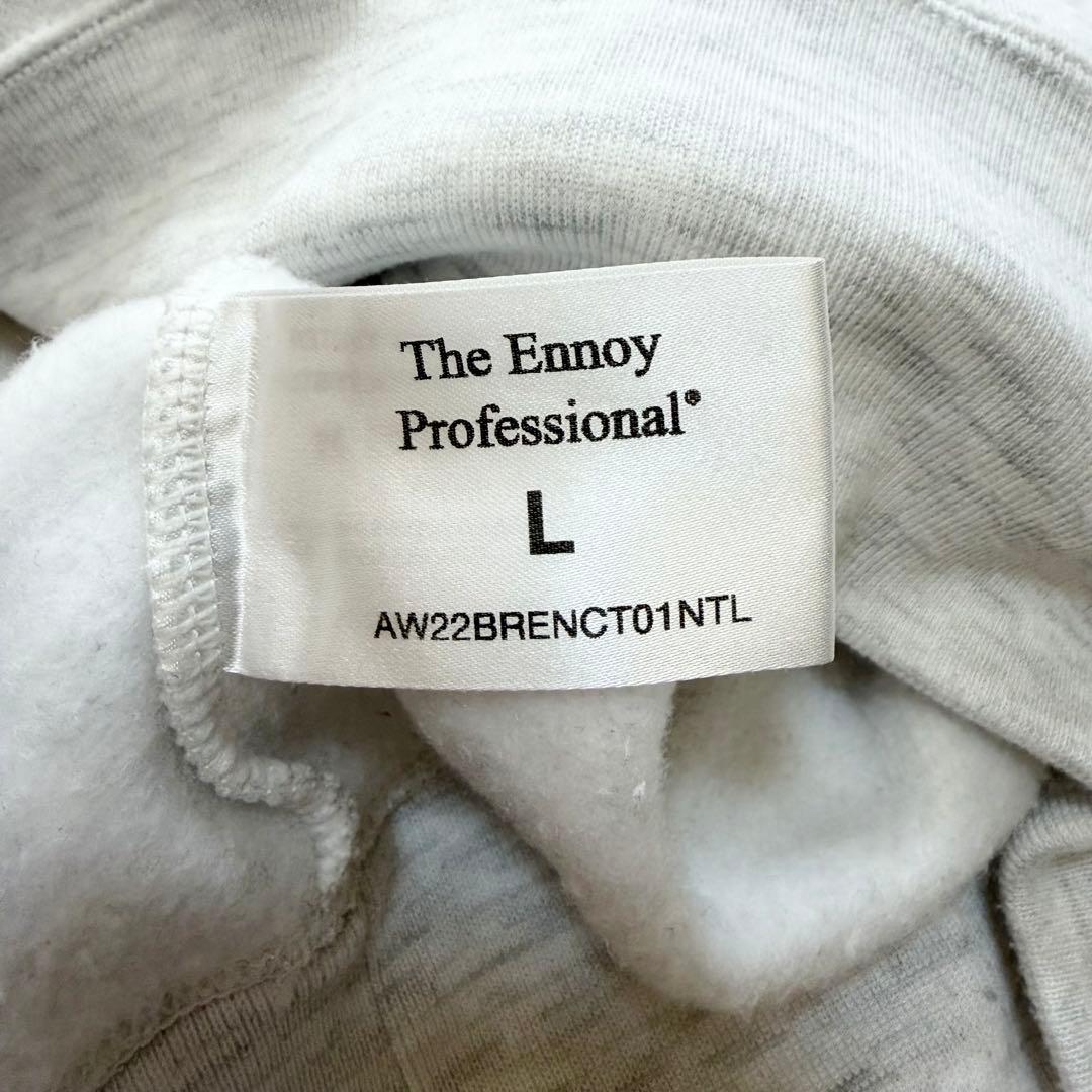 ✨ENNOY✨スタイリスト私物 22AW crew sweat L 日本製 - メルカリ