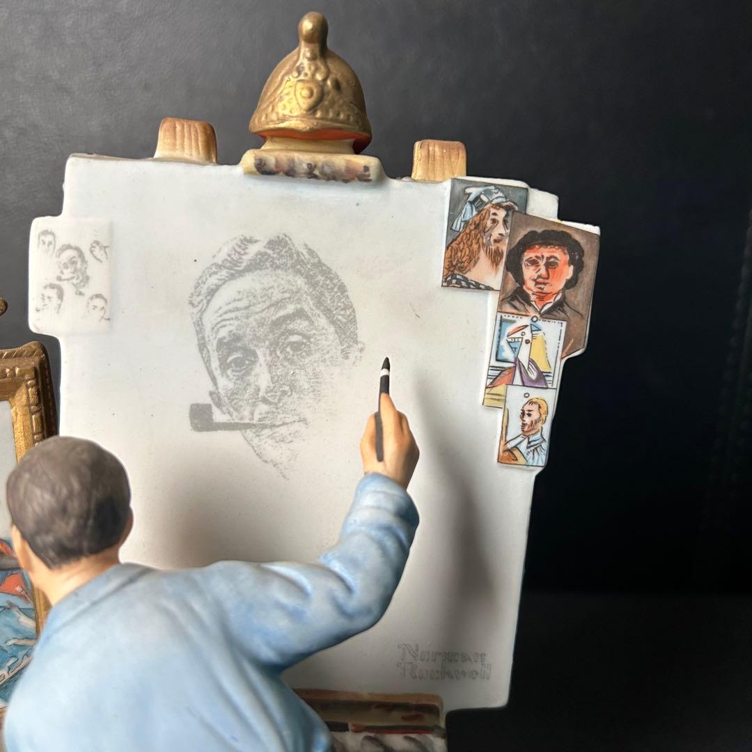 絶版☆ノーマン ロックウェル トリプル セルフポートレート/米国