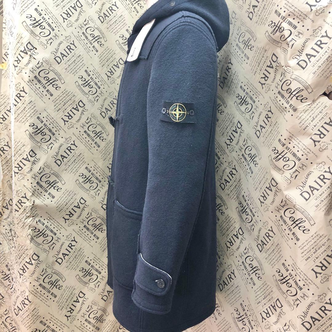 ストーンアイランド ダッフル コート ネイビー ウール100％ M S2978