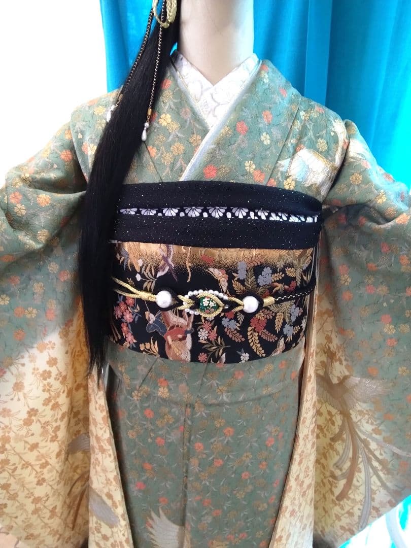 iroca 半幅帯 鬼灯とヤモリ