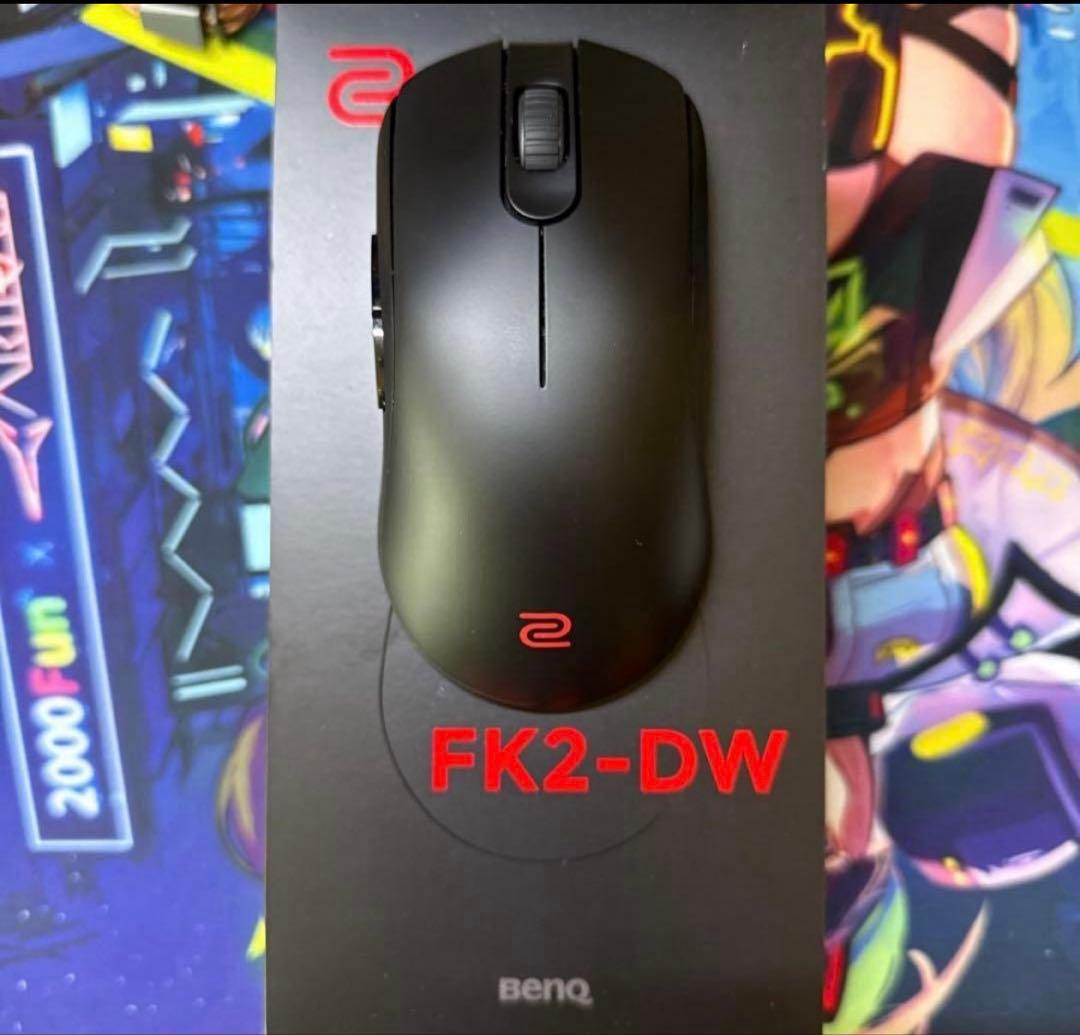 マウス・トラックボール BenQ Zowie FK2-DW ZOWIE FK2-DW 4K ワイヤレスゲーミングマウス for esports White