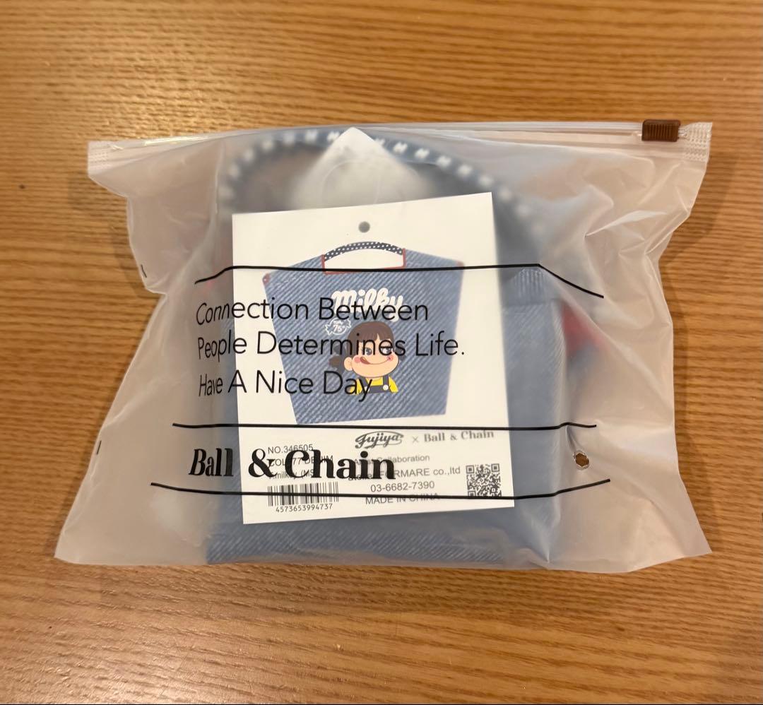 ボールアンドチェーン 不二家 ペコちゃん ミルキー MSサイズ デニム