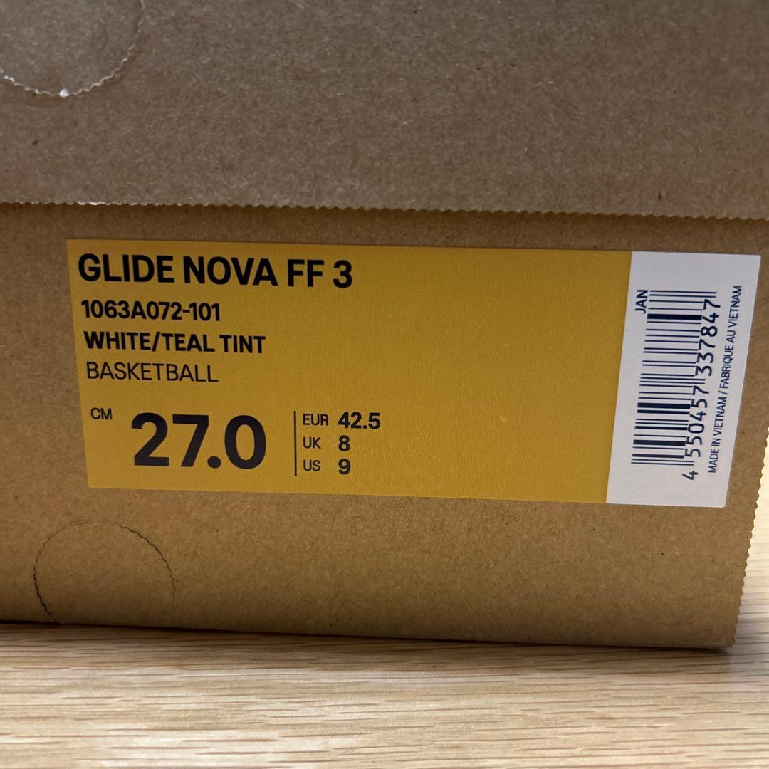 アシックス GLIDE NOVA FF 3（ホワイト）27.0cm