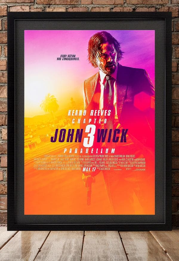 海外版ポスター『ジョン・ウィック:パラベラム』（John Wick 3
