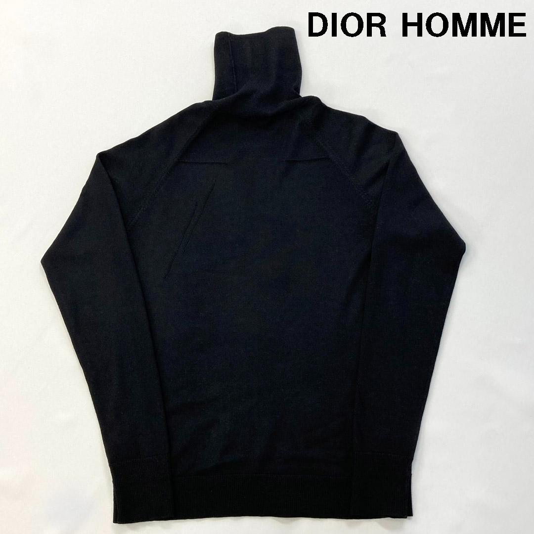 Dior Hommeディオールオム 爪痕ダメージ加工タートルニット エディ期 M