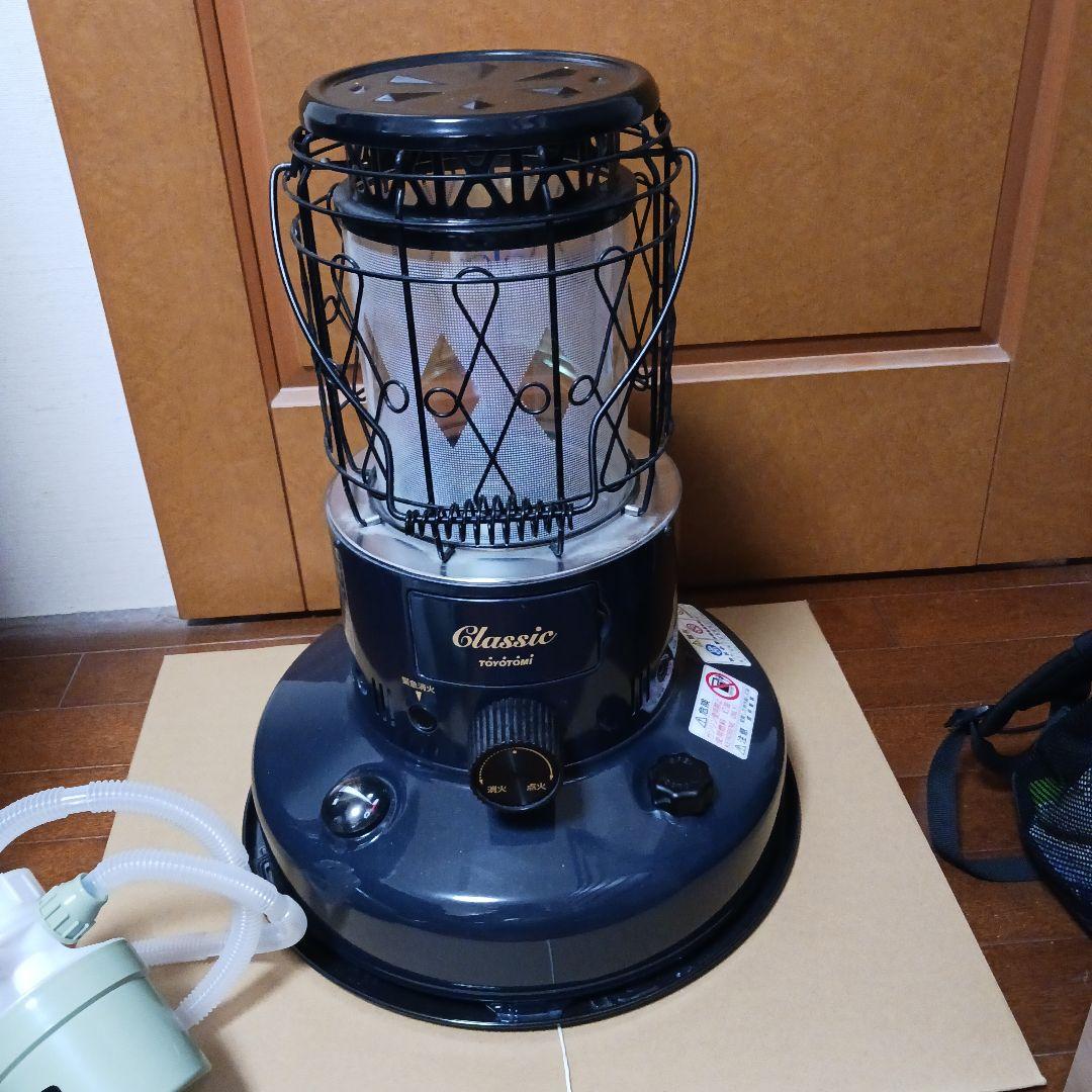 Classic 石油ストーブ 燃料ポンプ付き 徳信洋行 DUKSHIN 電動式灯油ポンプ3点セット [ストーブ 暖房 給油