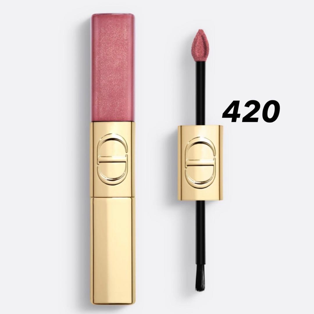完売！dior ルージュ ディオール シークイン リキッド デュオ 420