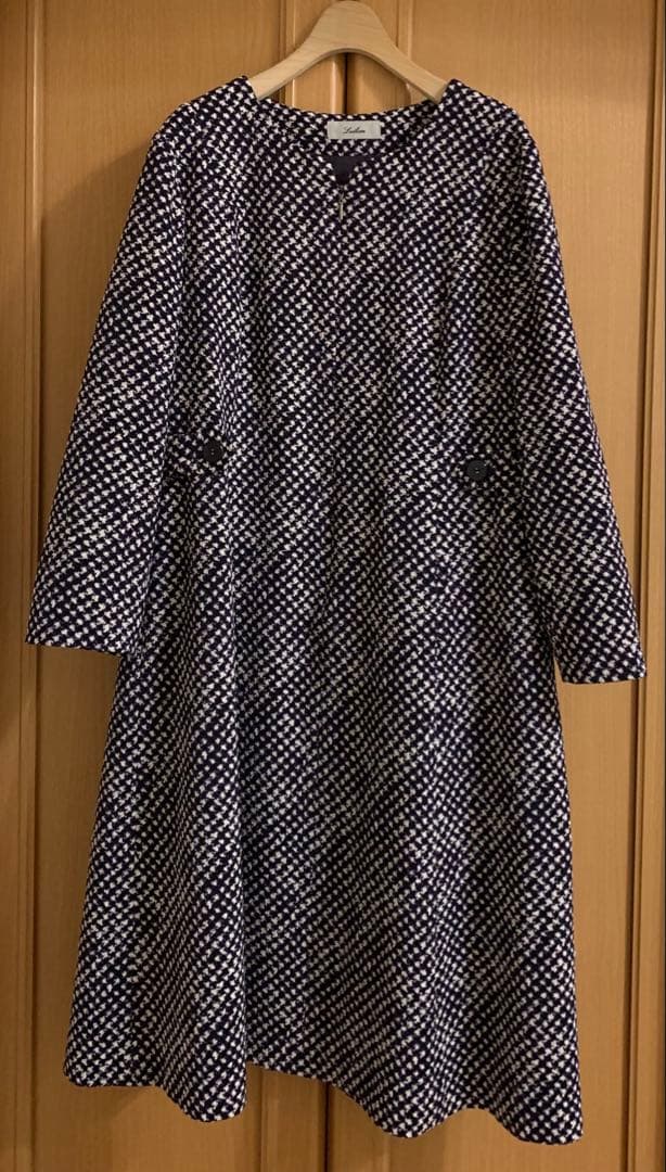 レリアン　千鳥格子プリント　Aラインフレアワンピース　13号　美品　現行タグ 楽天市場】千鳥格子 ワンピース（ドレスのシルエットAライン