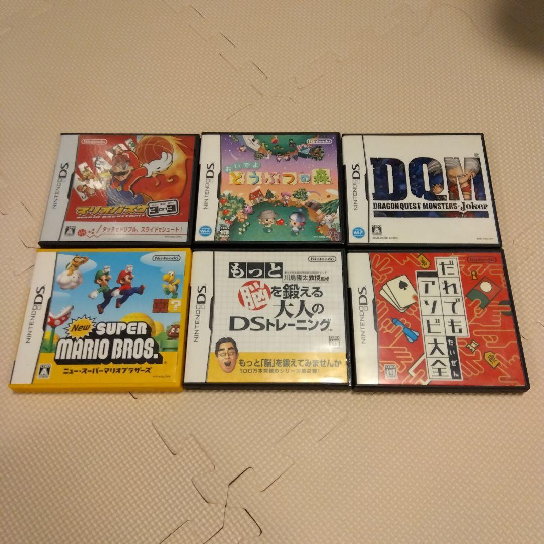 ニンテンドーDS ソフト 6本セット マリオ どうぶつの森 ドラクエ など