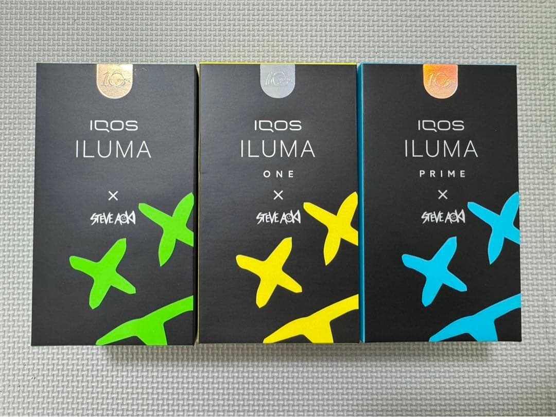 海外限定 IQOS 10周年記念モデル スティーブアオキ 3種セット - メルカリ