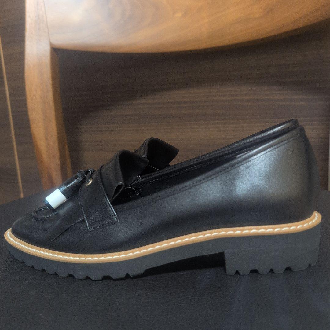 Ameri★ DIANA タッセル付きローファー 23.5cm ブラック