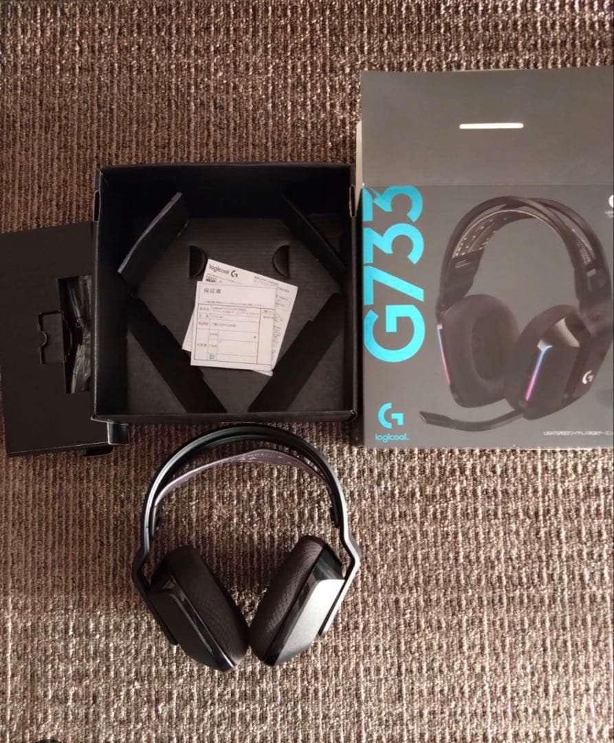 Logitech G733 ワイヤレスゲーミングヘッドセット - メルカリ