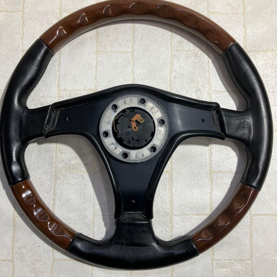 希少 NARDI GARA3 ナルディFET ウッド・レザー 正規品 - メルカリ