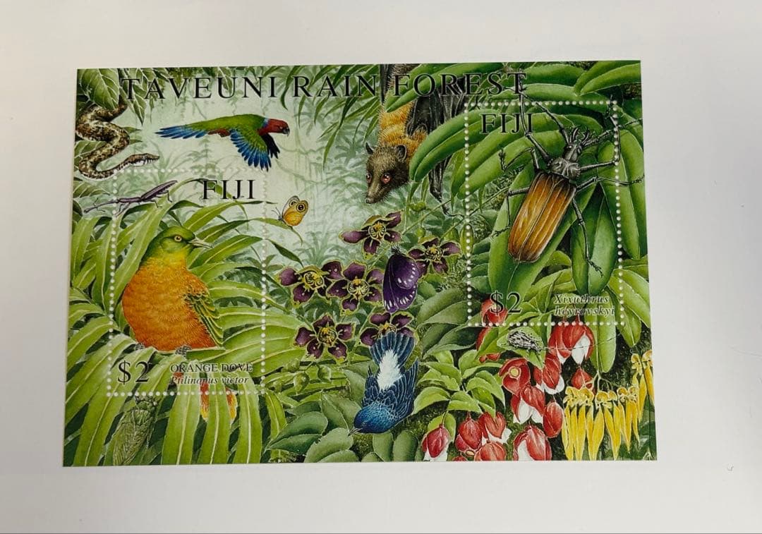 ラタトスク様リクエスト 海外切手バヌアツ、フィジー、ソロモン諸島他