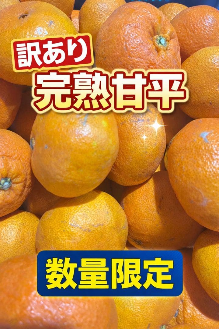 激安 完熟甘平 10キロ - メルカリ
