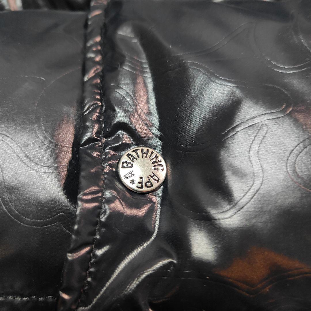 極美品✨カモフラ✨アベイシングエイプ 金属ロゴ 2WAY ダウンベスト