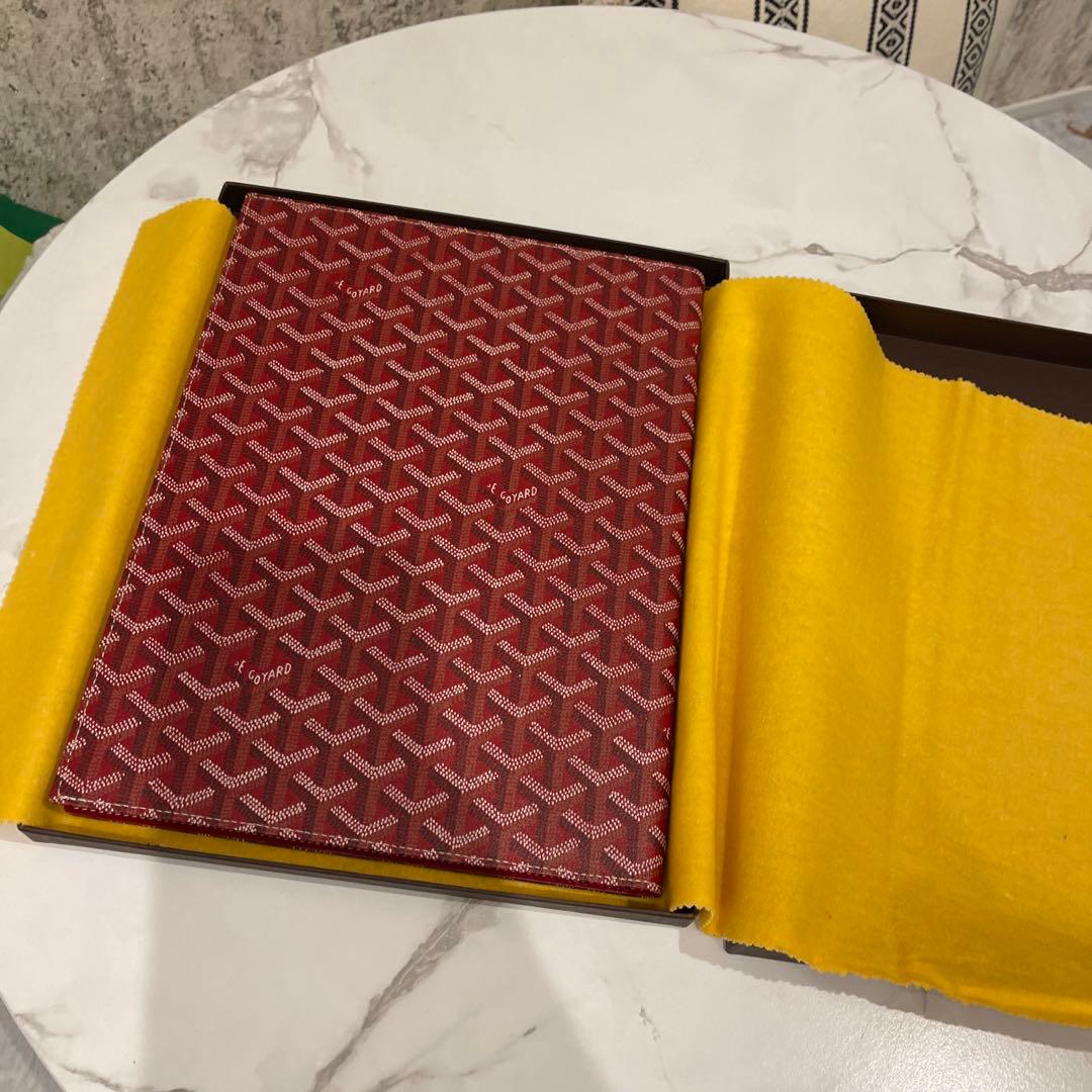 GOYARD（ゴヤール） Goyard 赤いパターン A4ノート