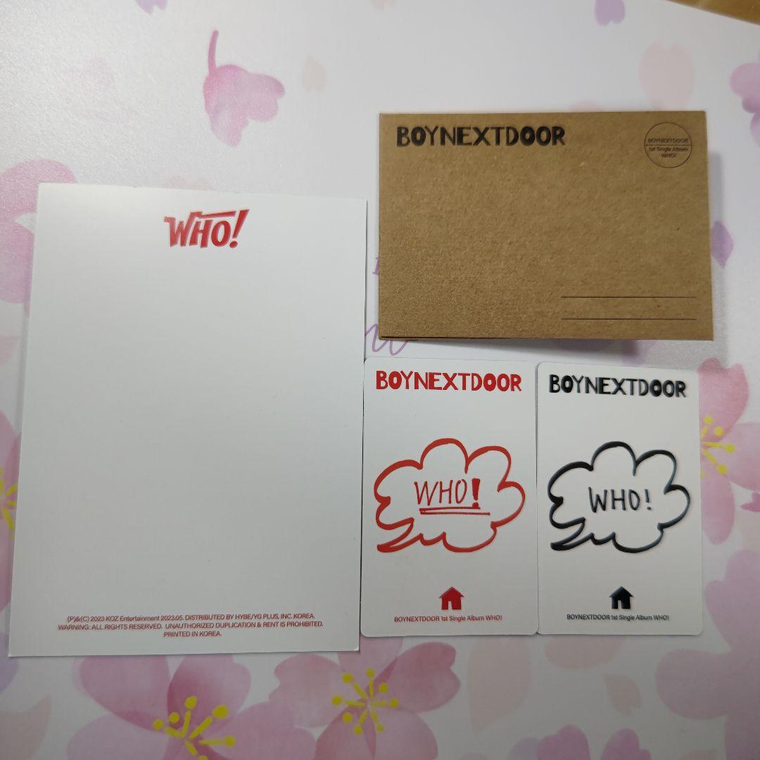 BOY NEXT DOOR プロモアルバム 非売品 サイン入り WHO！ レア - メルカリ