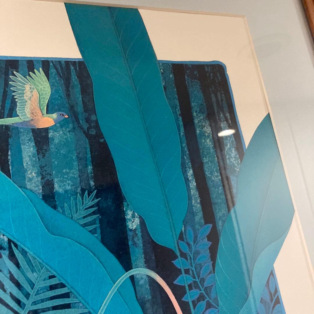 ジョアンフックJ. Allen Hood 鳥と植物の【額込】 - メルカリ