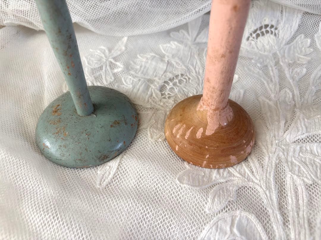 フランスアンティーク ハットスタンド 2本 蚤の市 フック 帽子立て