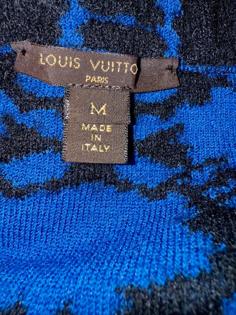 牛牛さま専用 ルイヴィトン 黒と青のパターンワンピース