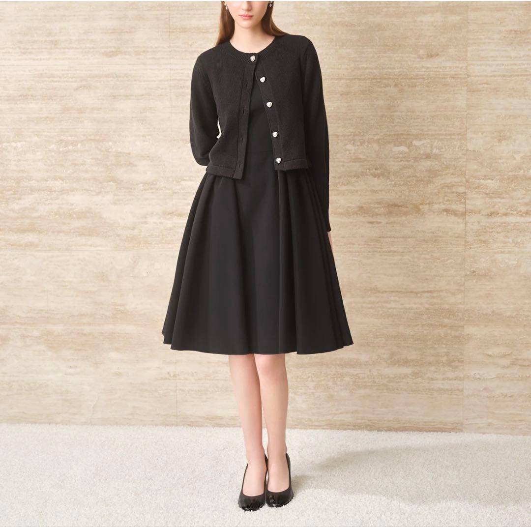 限定値下げ 新作 新品未使用 FOXEY フレアワンピース ブラック - メルカリ