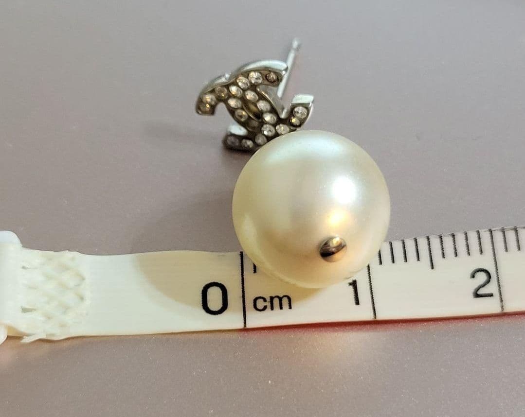 ♡幸運引き寄せ♡【CHANELシャネル】CC ココマーク パール ピアス