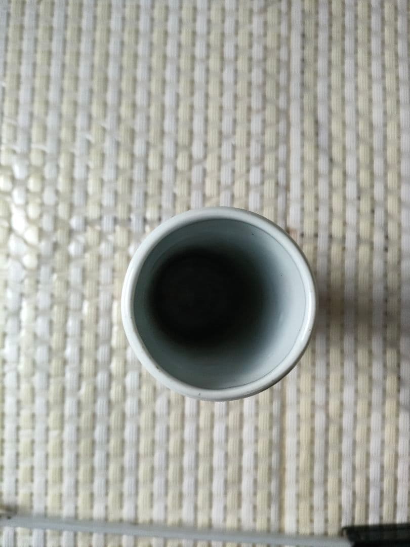 ○中国美術 人物文 陶磁 筆筒 朱印款 古陶磁 景徳鎮風 文人