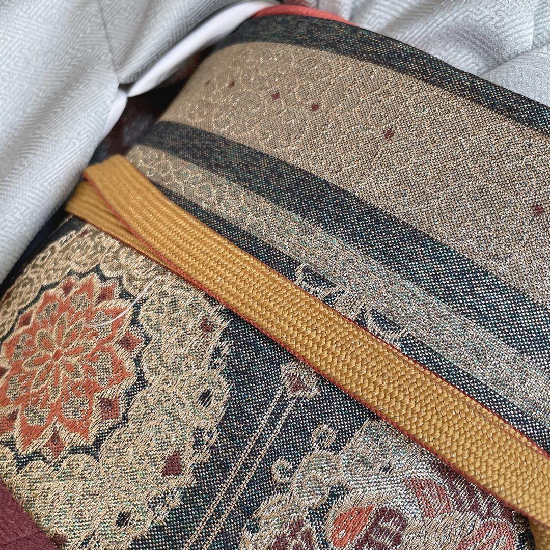 訪問着 フルセット 桜 相良刺繍 絞り 亀甲紋様 入学式 卒業式 着物 Q5