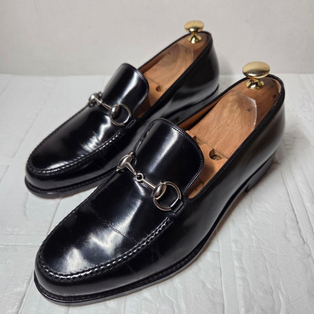 GUCCI ホースビットローファー ヨルダーン 7.5D(26cm) ブラック