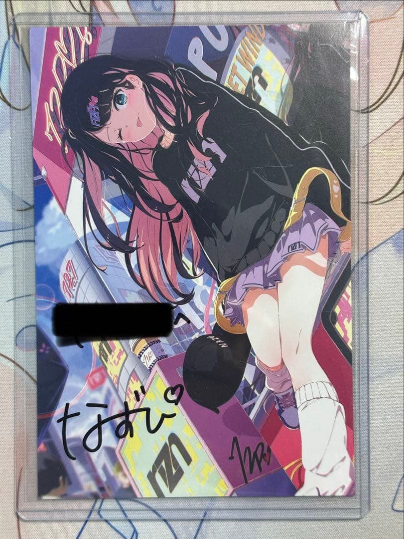 ぶいすぽっ！花芽なずな 直筆サイン入りポストカード - メルカリ