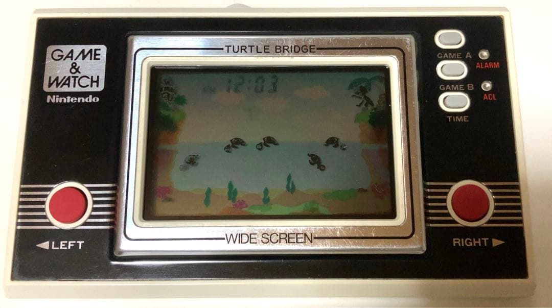 任天堂ゲームウォッチ　タートルブリッジ 中古ゲームウォッチ TURTLE BRIDGE (タートルブリッジ) [ワイド