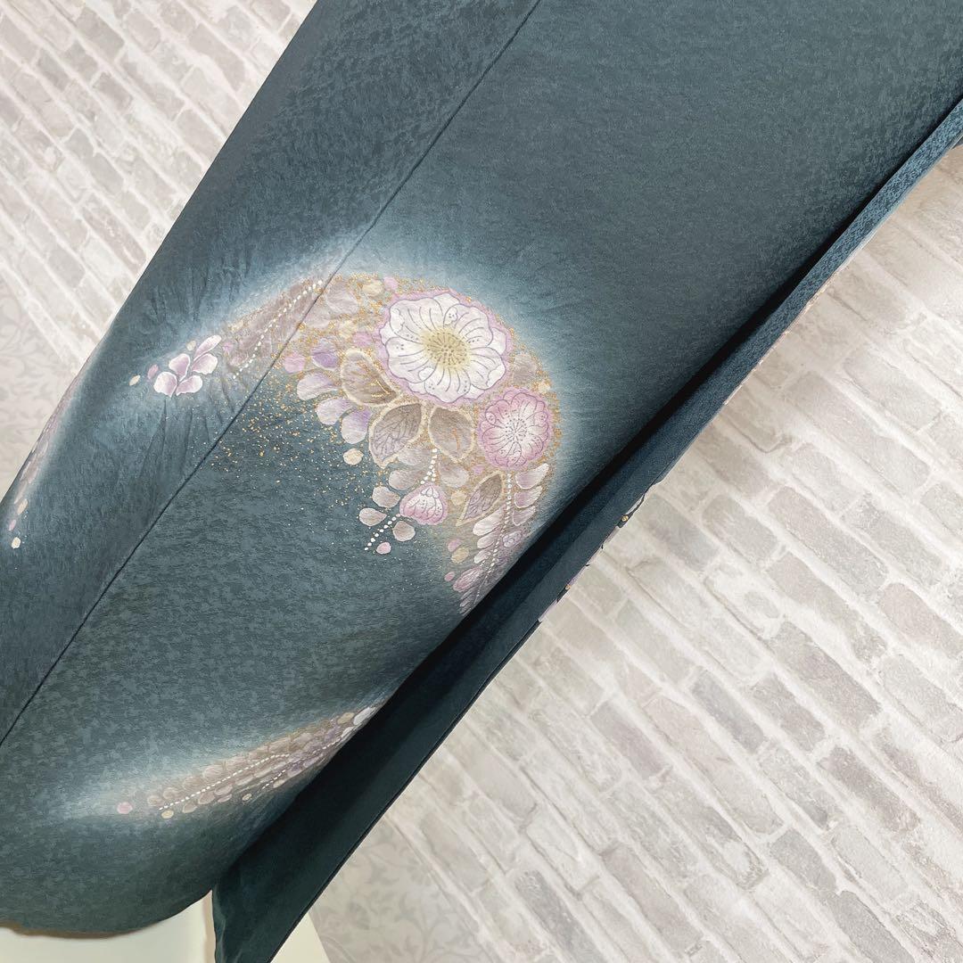 訪問着 フルセット 辻ヶ花 金彩加工 パールトーン加工 着物 L2 - メルカリ