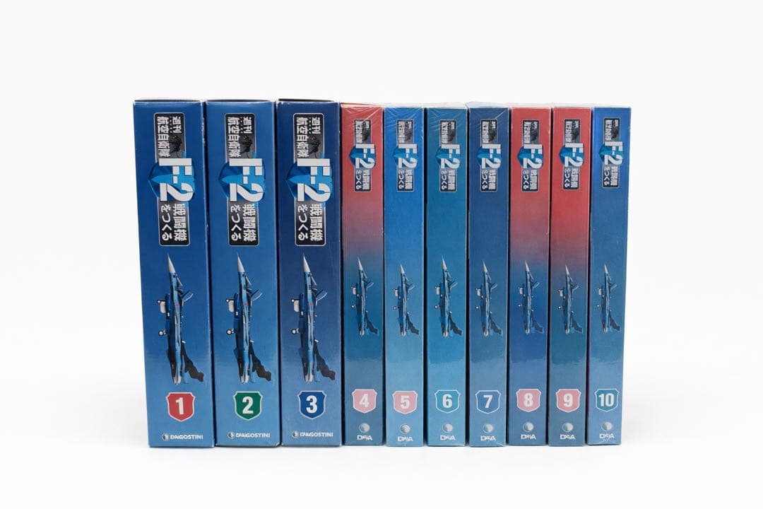 未組立 デアゴスティーニ 航空自衛隊 F-2戦闘機をつくる 1/24 模型