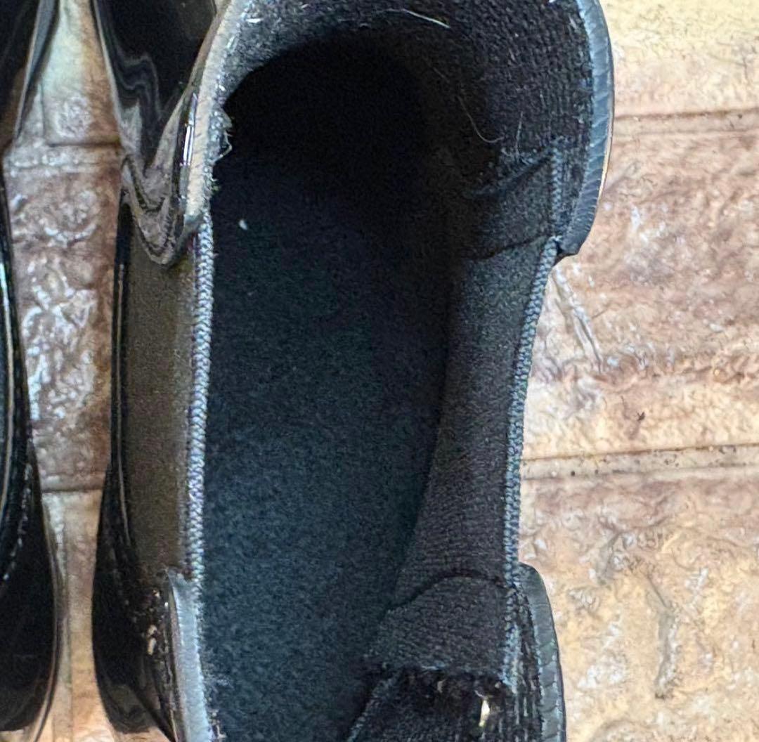 新品 HUGO BOSS グロッシー チェルシースタイル レインブーツ 23.5