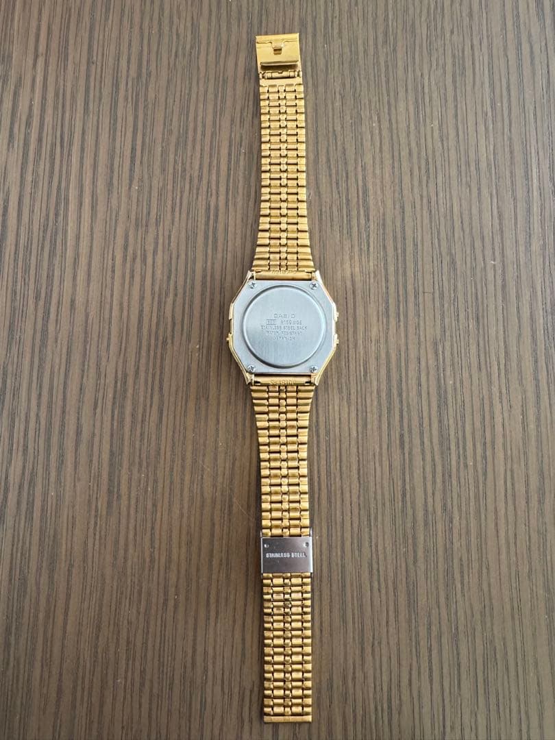 ☆美品☆ CASIO A159WGED-1 チプカシ＆天然ダイヤモンド - メルカリ